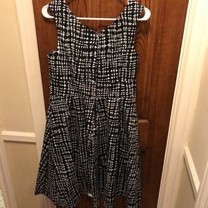 Calvin Klein patterned dress